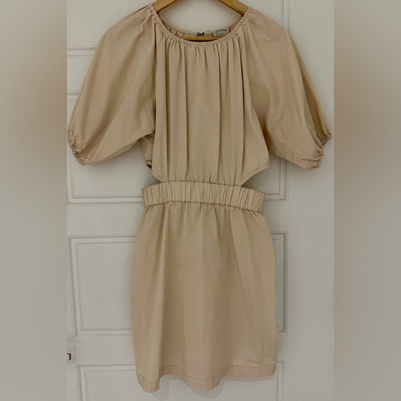 J.Crew Puff-Sleeve Cutout Mini Dress NWOT Size 4 - Picture 6 of 9